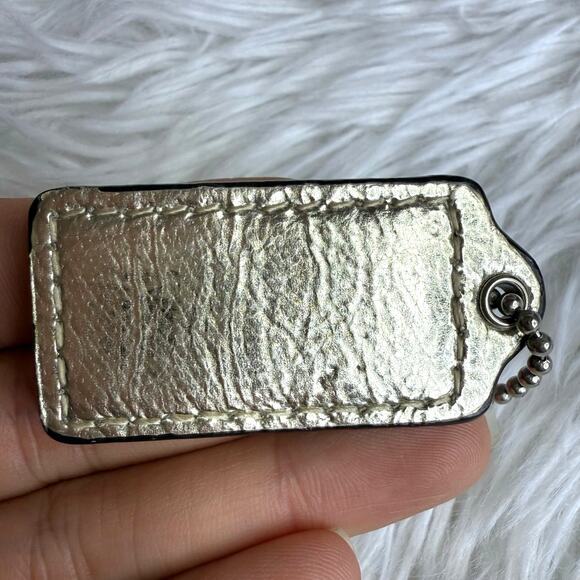 1.5" COACH Fob Bag Charm Hang tag Hangtag - Picture 2 of 2